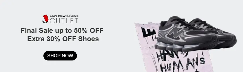 Joes New Balance Outlet: Sale up to 50% OFF + Extra 30% OFF Shoes