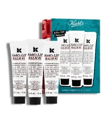 Kiehl's  Kiss Me 润唇膏3件套礼盒