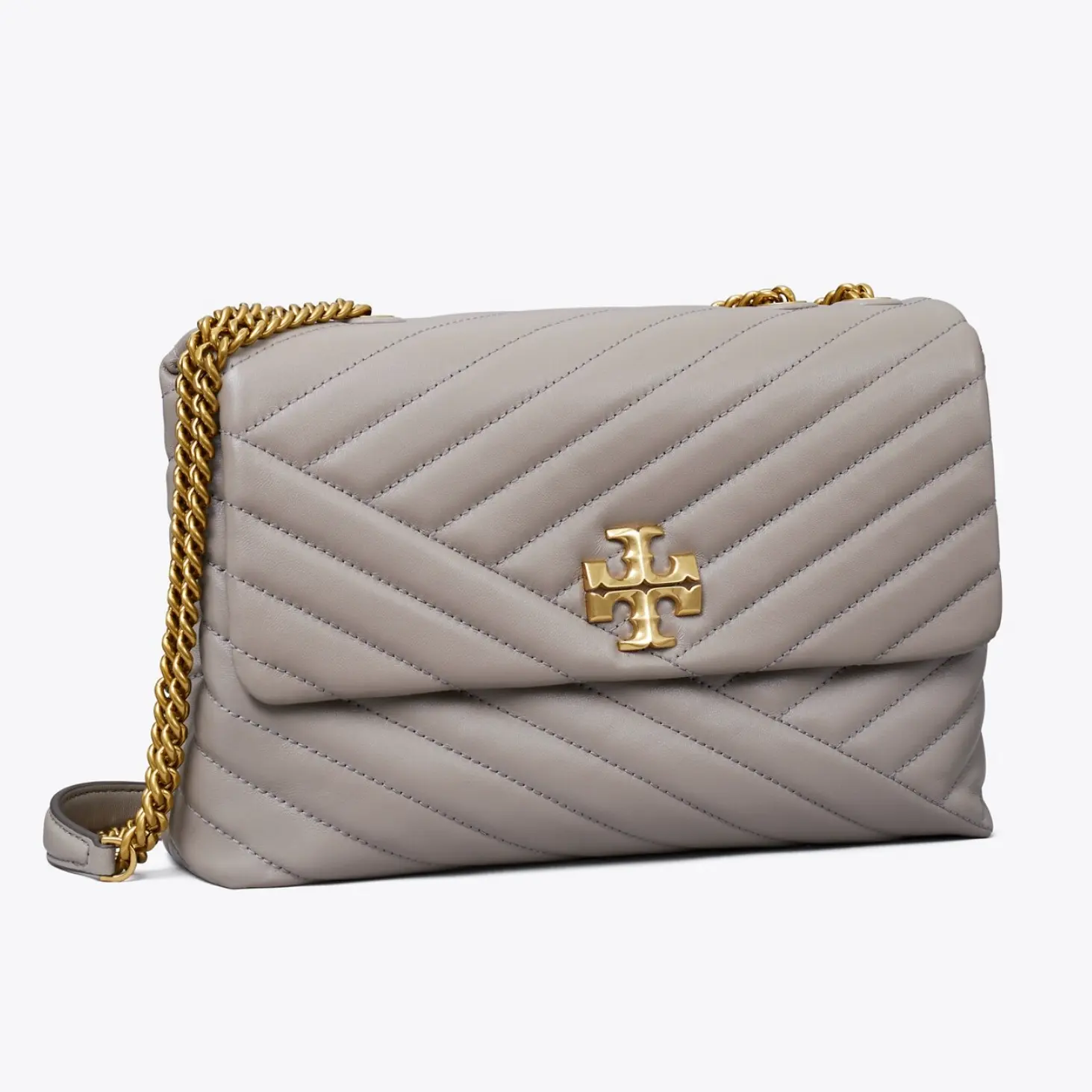 Tory Burch 汤丽柏琦 Kira Chevron Convertible 链条单肩包