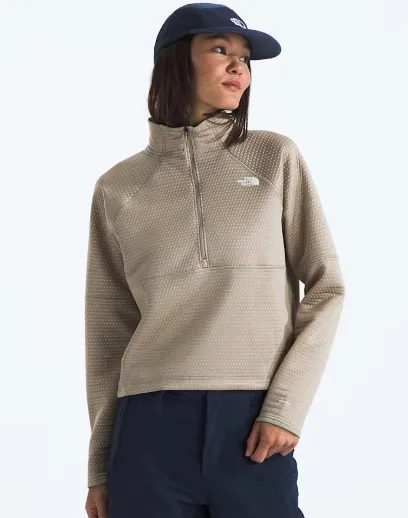 The North Face  女士 DOTKNIT™ 保暖 ¼ 拉链上衣