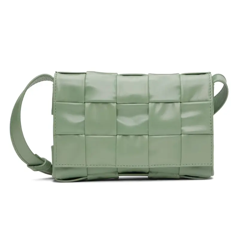 Bottega Veneta  Green Small Cassette 邮差包