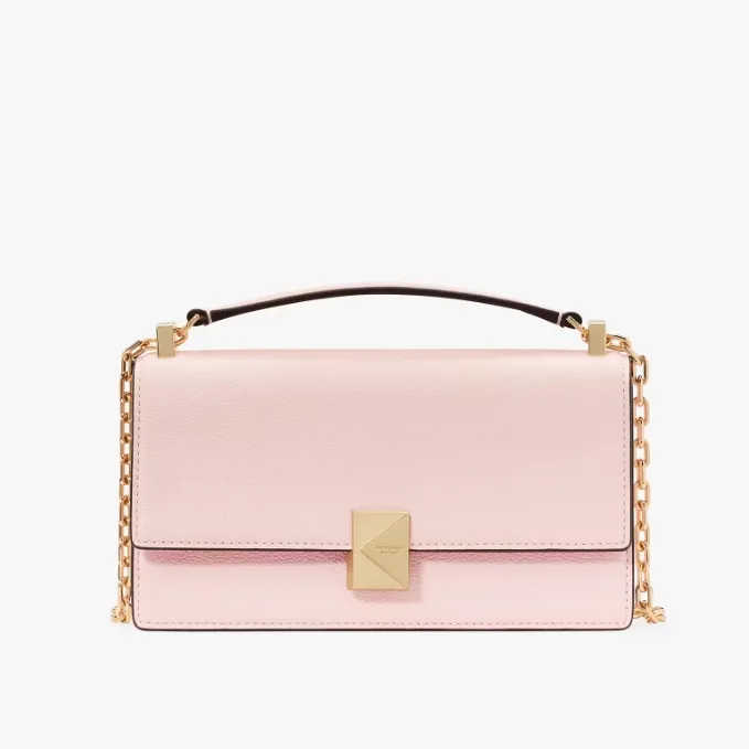 Kate Spade Deco Mini 粉色链条斜跨包