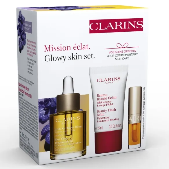 Clarins  兰花油套装