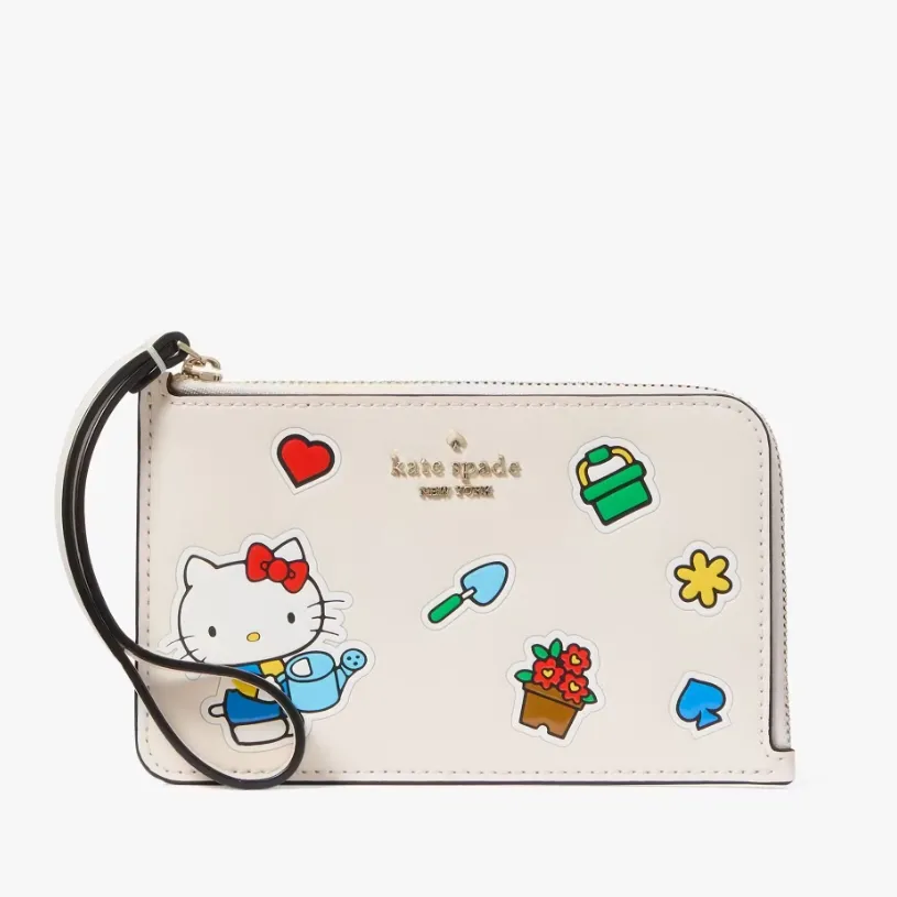 Kate Spade X Hello Kitty 小号拉链腕包