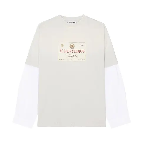 ACNE STUDIOS 假两件长袖T