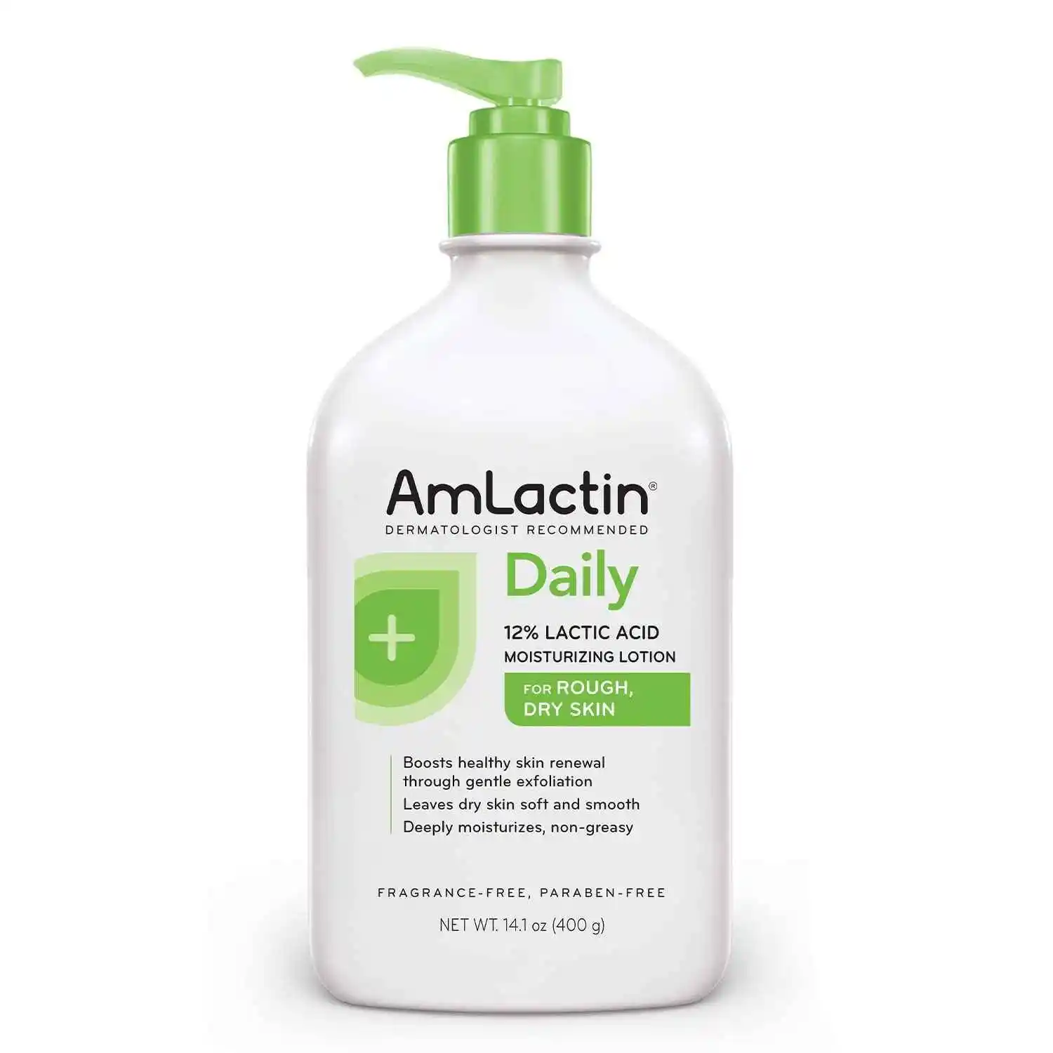 AmLactin 身体乳液 保湿 14.1盎司(约400克)