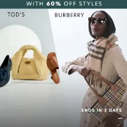 Gilt：时尚低至4折促销！入手 TOD’s、Burberry 等