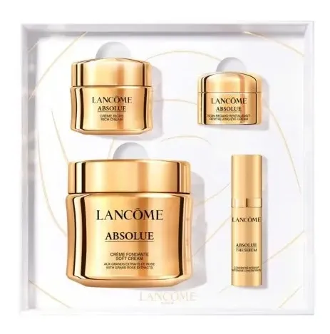 学生9折！Lancome  菁纯面霜75ml+眼霜5ml+精华5ml