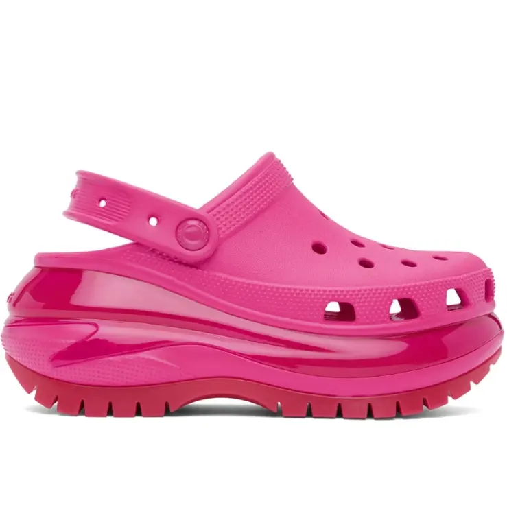 Crocs 粉色 Mega Crush 凉鞋