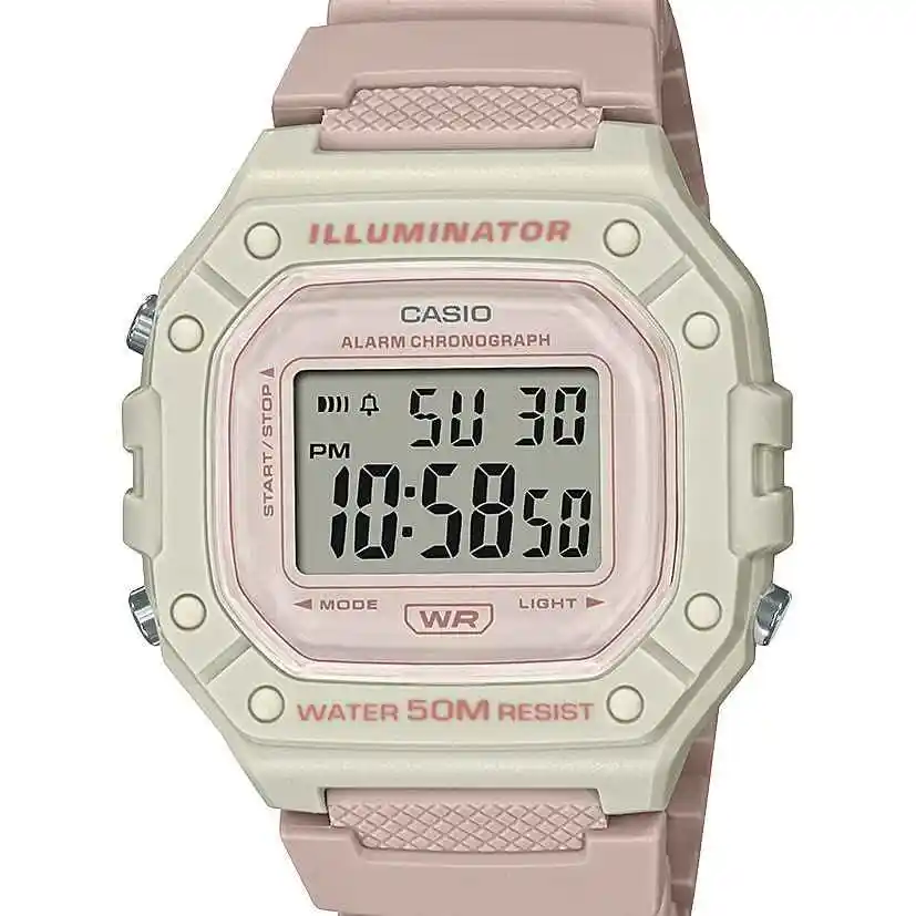 CASIO 卡西欧 徒步 手表 男士 石英 计时功能 W-218HC-4A2VCF