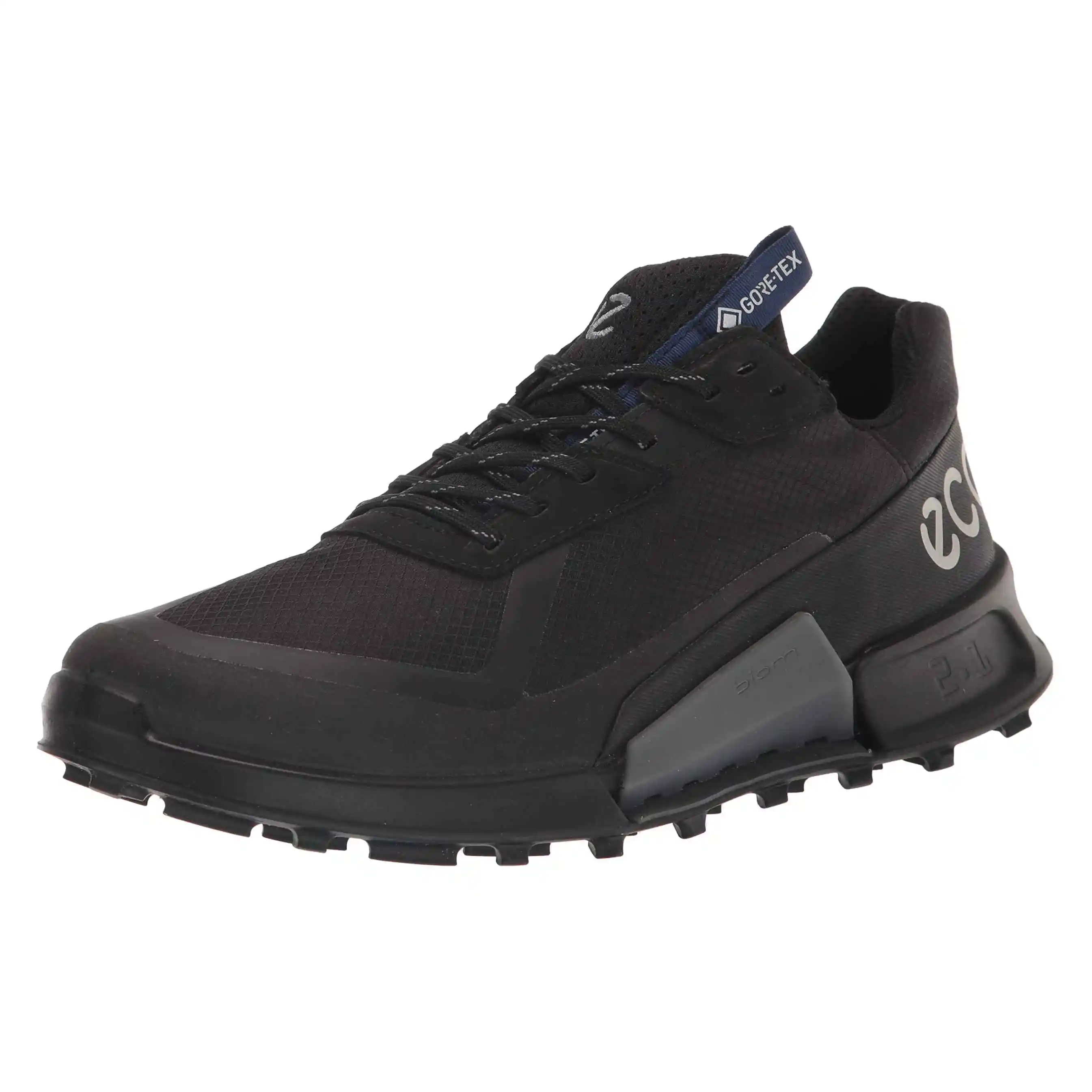 ECCO 爱步 男士 Biom 2.1 低帮 Gore-tex 防水多功能鞋 黑色 45 EU