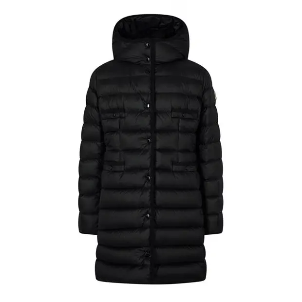 Moncler HIRMA 大童款黑色长款羽绒服