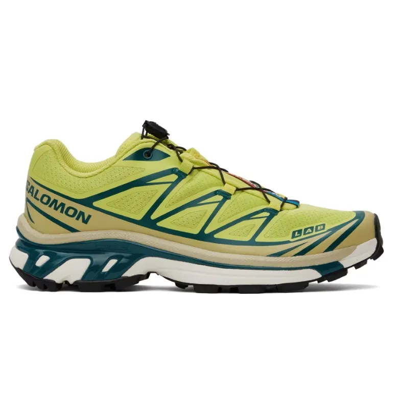 Salomon 萨洛蒙 XT-6 黄绿色运动鞋