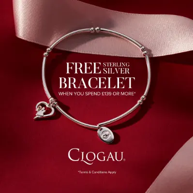 ThBaker：购买 Clogau 系列产品满£139 即送纯银心形手链