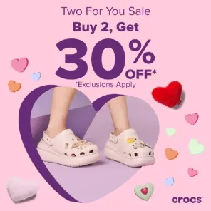 Crocs AU：全场洞洞鞋热卖！入手泡芙、云朵等