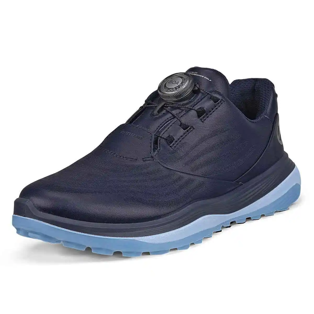 ECCO 爱步 Lt1 Boa Hybrid 防水高尔夫鞋 13276301007 高尔夫鞋 透气 舒适