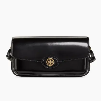 满赠礼卡！Tory Burch 汤丽柏琦 Robinson 法棍腋下包