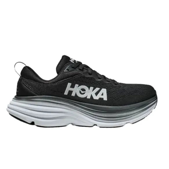 HOKA Bondi 8 黑色运动鞋