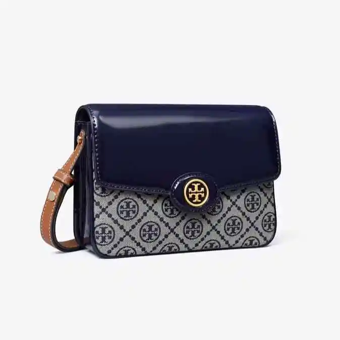 TORY BURCH 汤丽柏琦 Robinson T Monogram 老花豆腐包