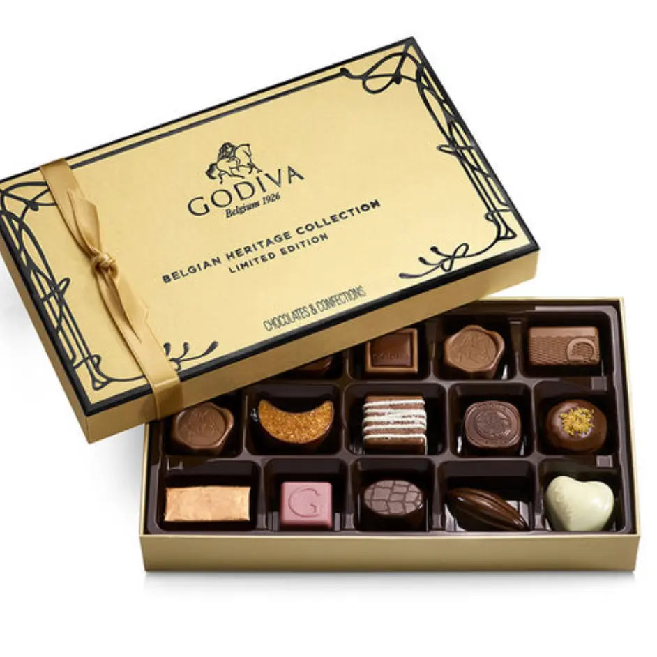 Godiva 歌帝梵 Belgian Heritage 巧克力礼盒，15颗装