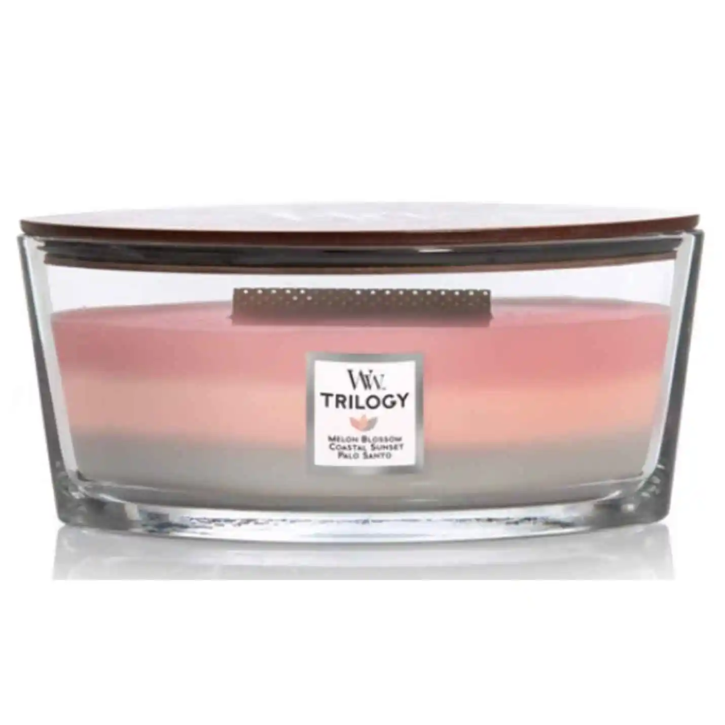 WoodWick 椭圆形香薰蜡烛，Shoreline Trilogy，16 盎司