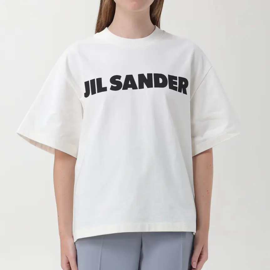 fever同款！Jil Sander 白色Logo短袖