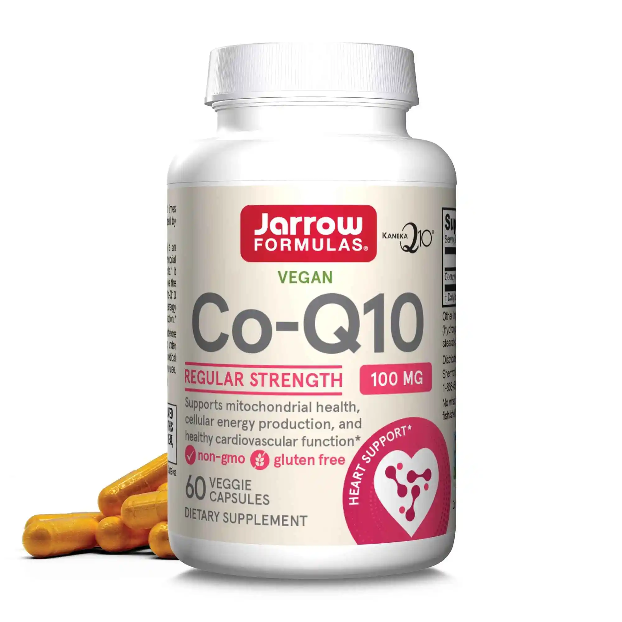 Jarrow Formulas Co-Q10 100 毫克，60 粒素食胶囊