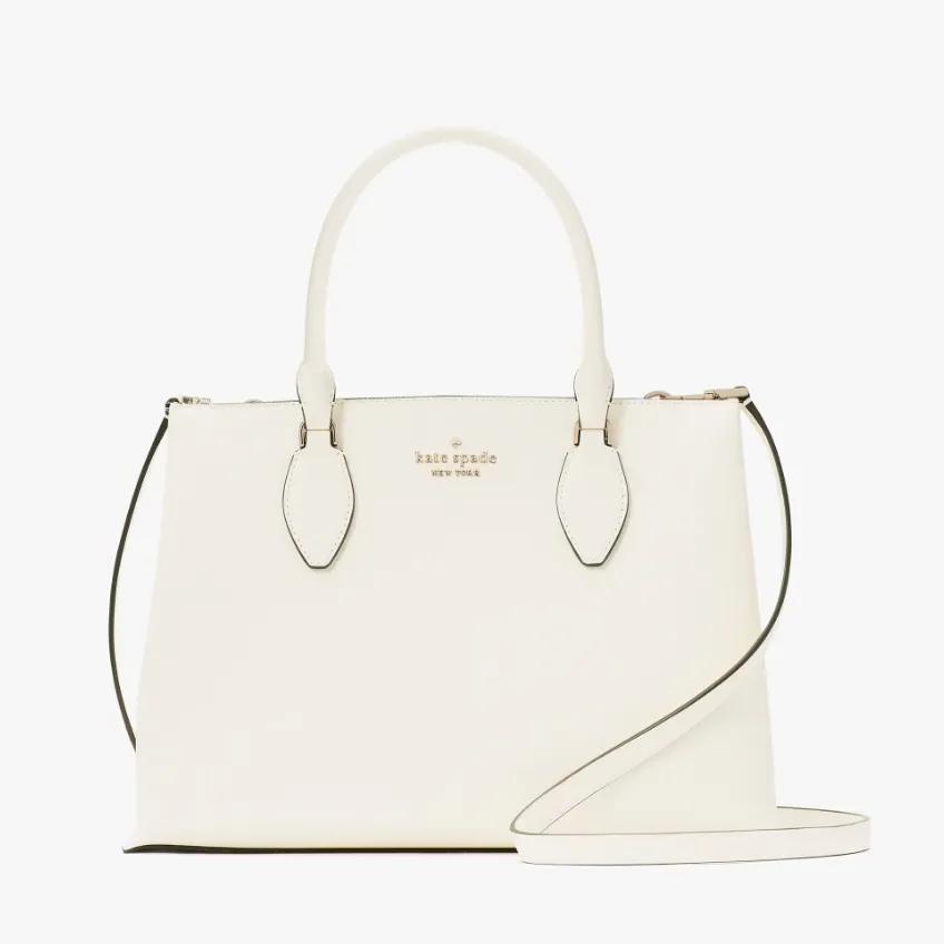 Kate Spade Rae 白色中号手提包