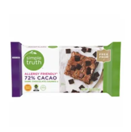 Simple Truth 72% Cacao 黑巧克力零食