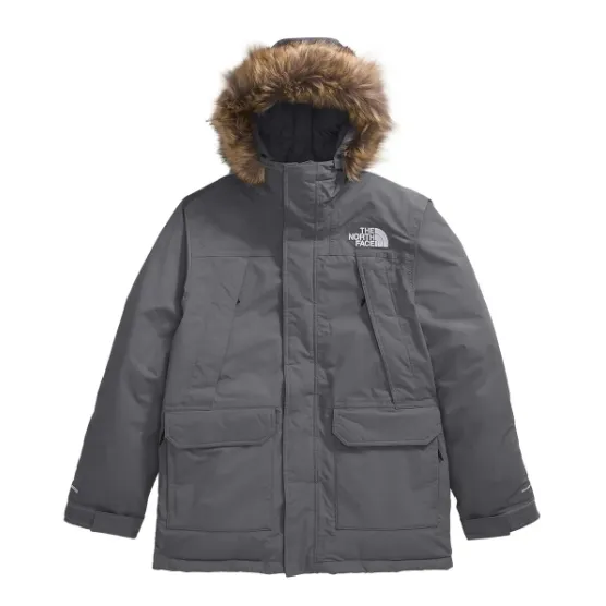 The North Face 北面 McMurdo Parka 灰色羽绒服