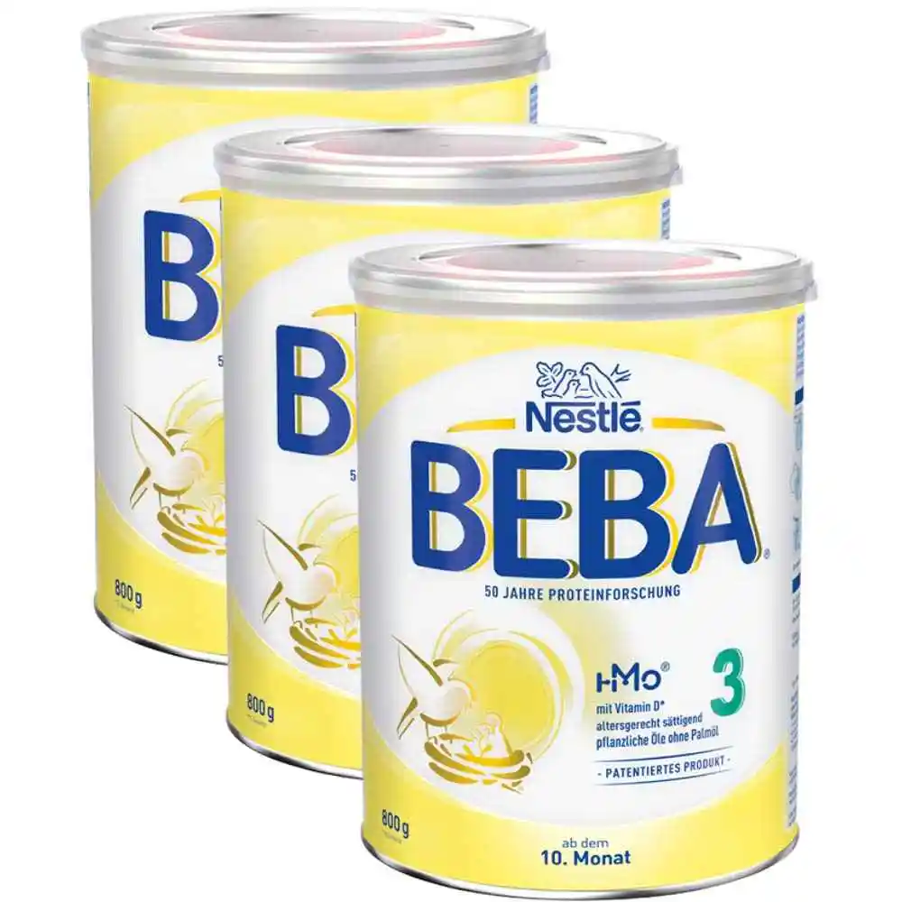 Nestlé 雀巢 BEBA 婴儿奶粉 3段(适用于10月以上婴儿)，3罐装(3 x 800g)