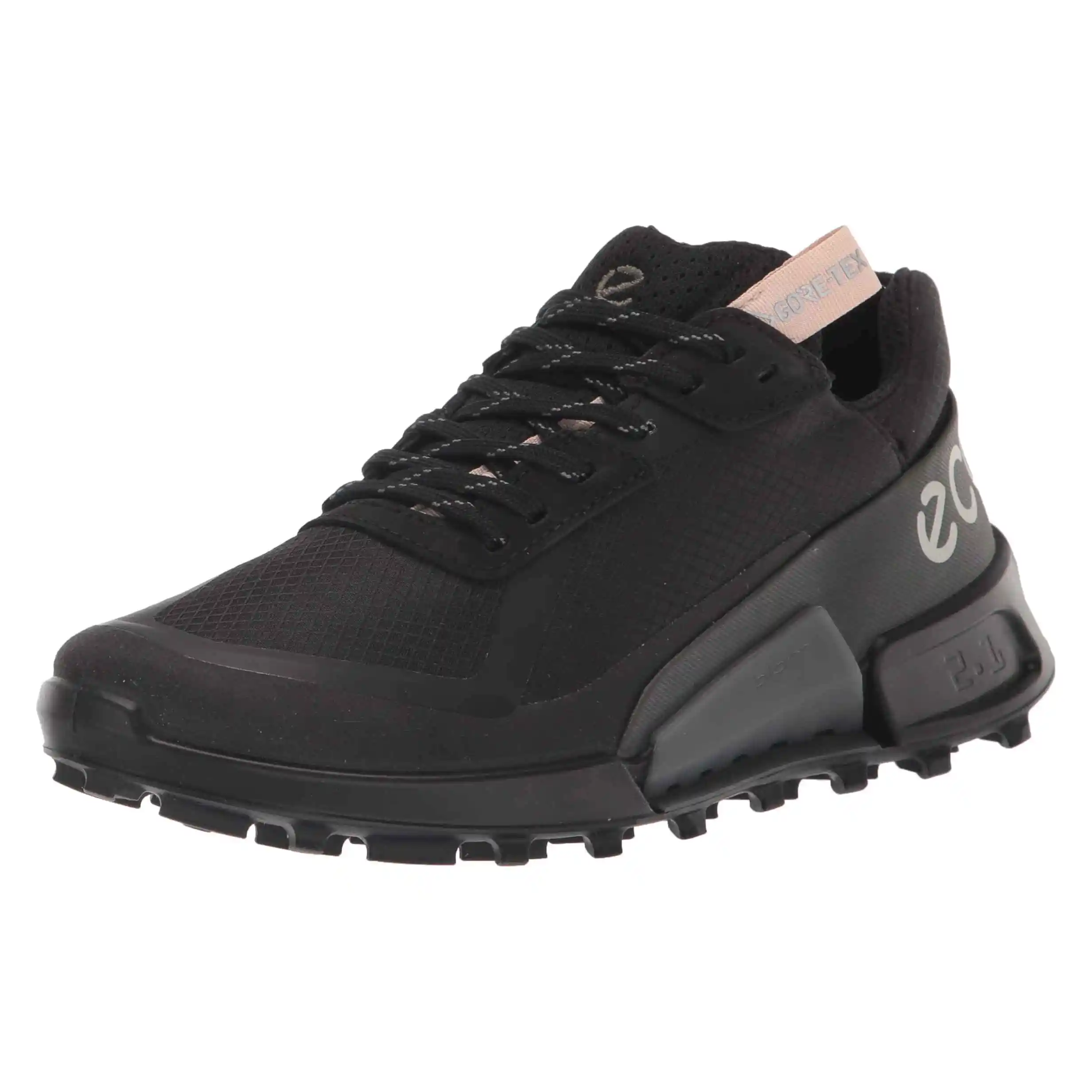 ECCO Damen Biom 2.1 X CTRY 女士 Low GTX 跑鞋，黑色/暗影，36 EU