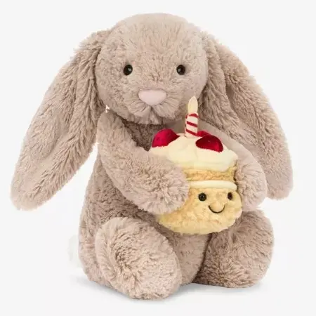 新品！Jellycat 邦尼兔怀抱蛋糕