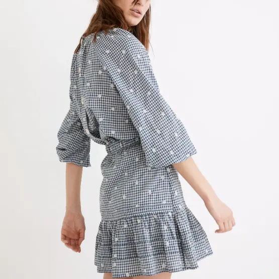 Madewell 格纹连衣裙