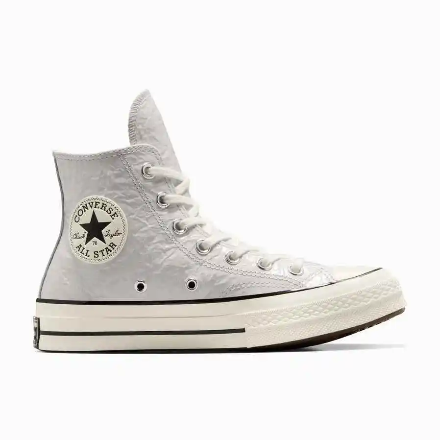 Converse 匡威 Chuck 70 白色褶皱皮革休闲鞋