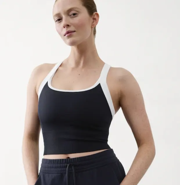 Athleta Aurora 拼色上衣