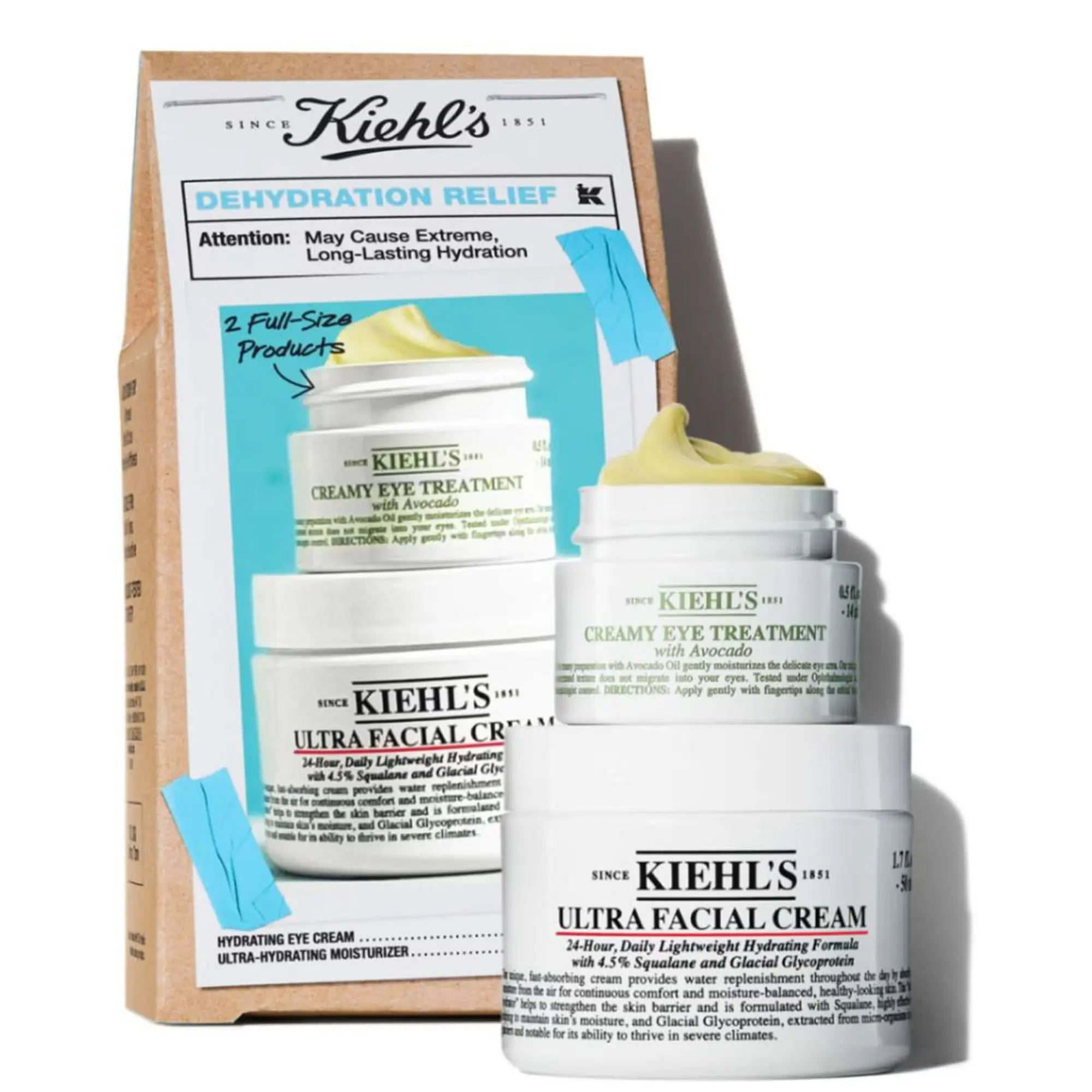 Kiehl's 面霜50ml+眼霜14ml套装（价值£67）