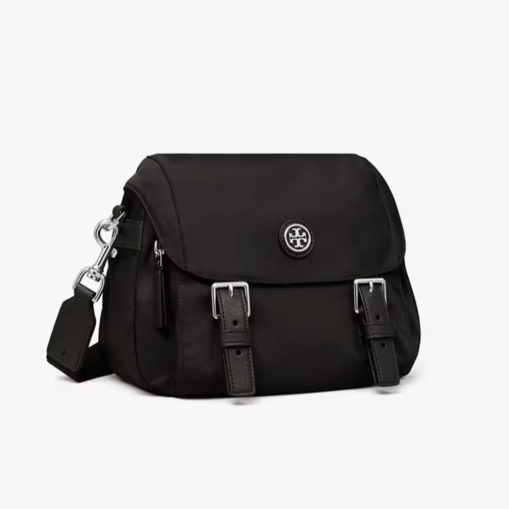 Tory Burch 汤丽柏琦 NYLON MESSENGER 小号邮差包