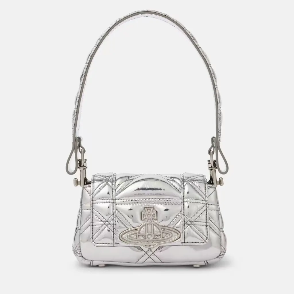 VIVIENNE WESTWOOD 西太后 Hazel Orb 小号银色单肩包
