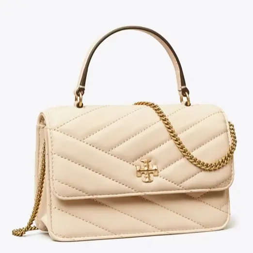 Tory burch 汤丽柏琦 MINI KIRA 手提包 奶油白