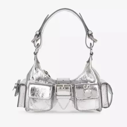 The Kooples 机车包 金属银