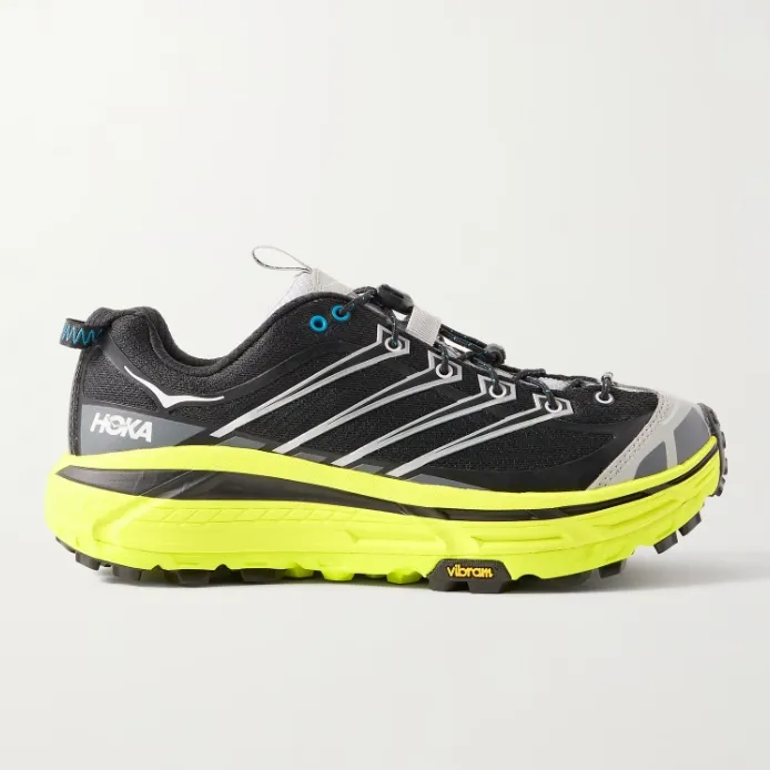 HOKA Mafate Three2 黑色运动鞋