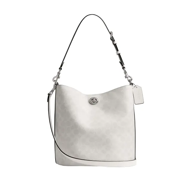 COACH 蔻驰 Willow Soft 冰川白水桶包