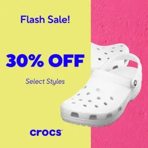 Crocs AU：限时闪促！精选洞洞鞋热卖