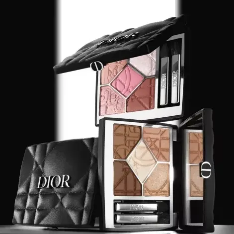 Dior 迪奥 高定五色皮革菱格眼影盘