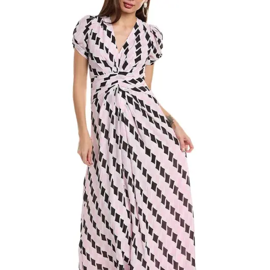 DVF blair 几何印花长裙