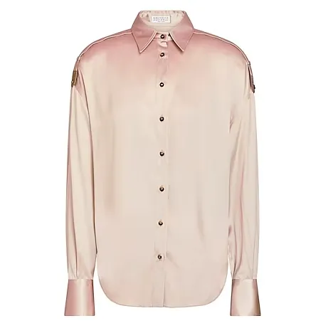 BRUNELLO CUCINELLI 渐变色衬衫
