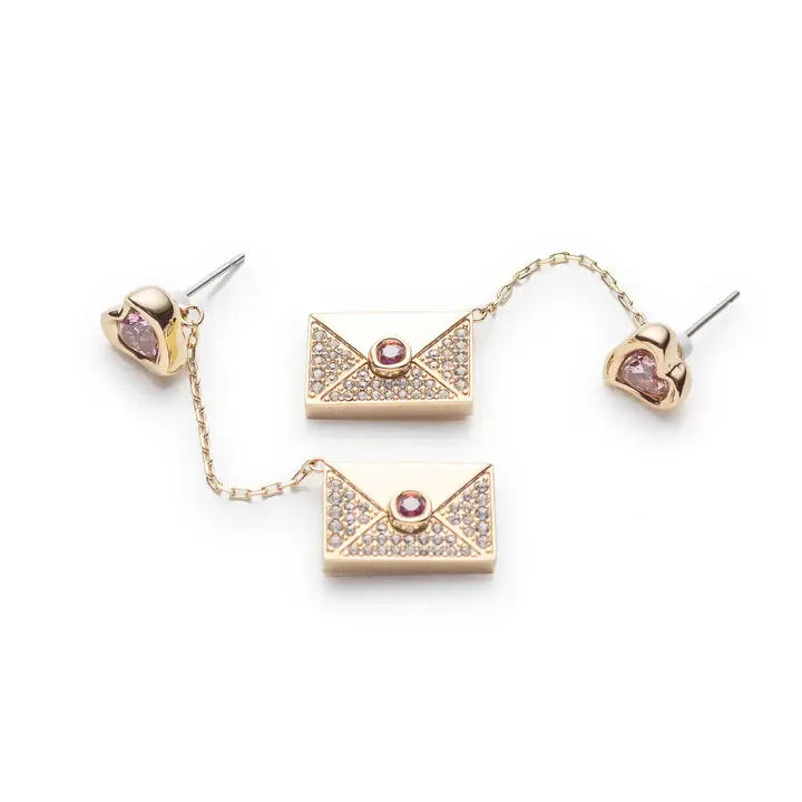 Swarovski 施华洛世奇信封耳钉