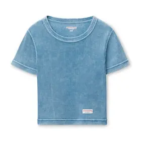 Alexander Wang 牛仔风罗纹T恤