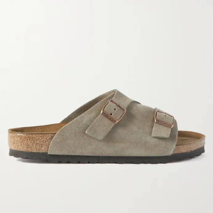 BIRKENSTOCK 勃肯 Zurich 绒面平底鞋